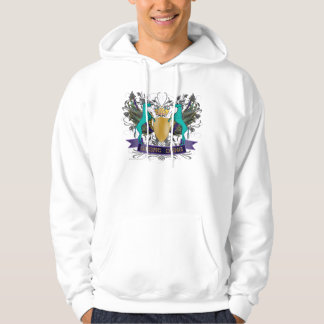 Winged Schild-Deutsche Doggen Hoodie