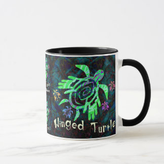 Winged Schildkrötelogo-Tasse Tasse