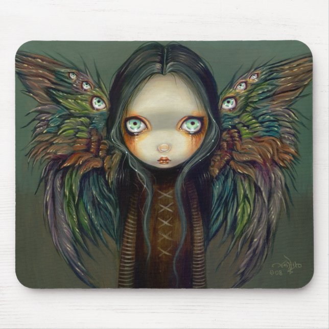 "Winged Serra" Mousepad (Vorne)