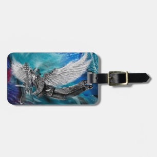 Winged Six String Gepäckanhänger