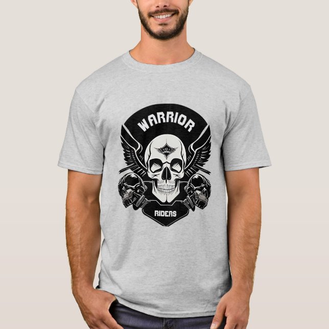 Winged Skull Artwork T-Shirt (Vorderseite)