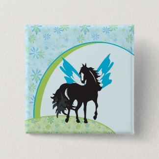 Winged Steed-Button/ Button