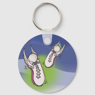 Winged Tennis-Schuhe Schlüsselanhänger