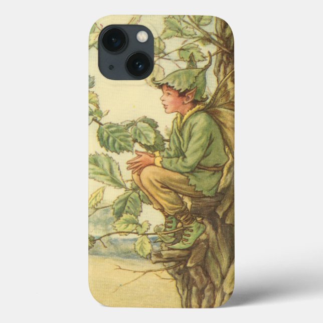 Winged Ulmen-Fee, die in einem Baum sitzt Case-Mate iPhone Hülle (Rückseite)