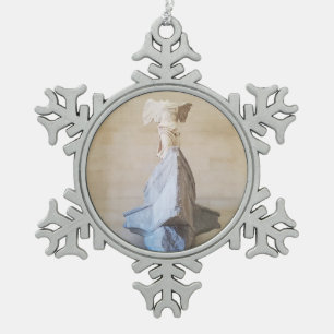 Winged Victory von Samothrake Souvenir Schneeflocken Zinn-Ornament