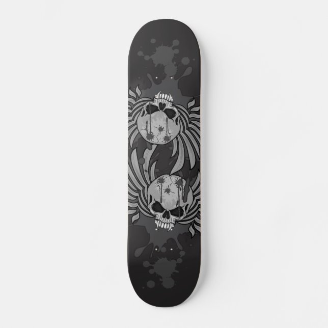 Wingelschädel Skateboard (Vorderseite)
