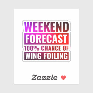 Wingfoiling Foilboarding Wind-powered surfing Aufkleber