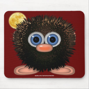 Wingle, the Niedlich Wuzzy Hintern & Moon, Kids Mo Mousepad