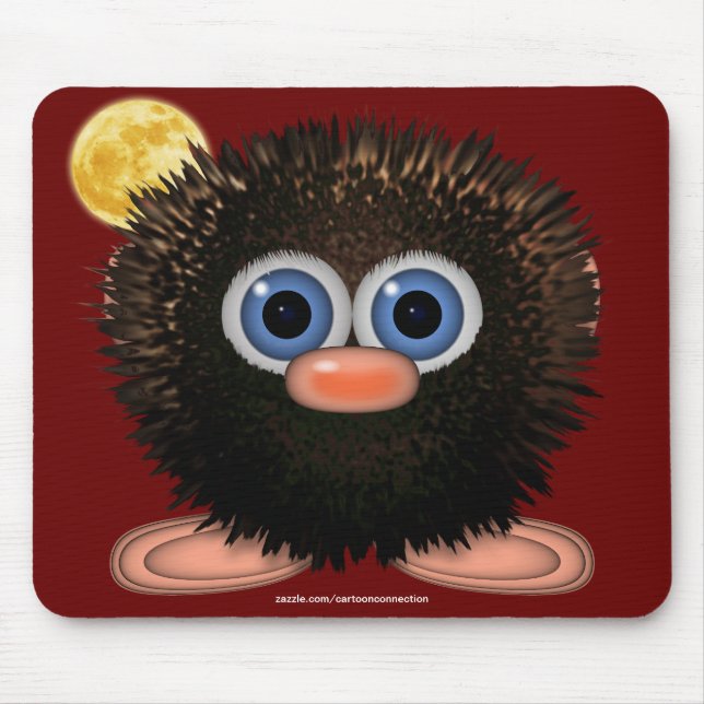 Wingle, the Niedlich Wuzzy Hintern & Moon, Kids Mo Mousepad (Vorne)