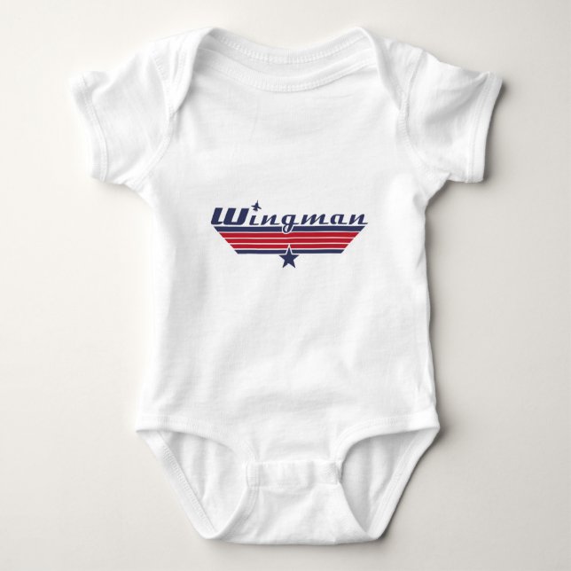 Wingman Baby Strampler (Vorderseite)