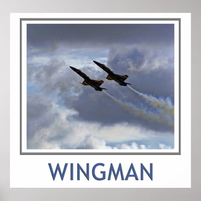 Wingman Blue Angels Poster (Vorne)