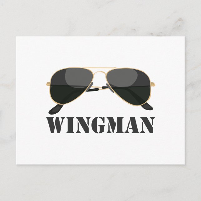 Wingman Postkarte (Vorderseite)