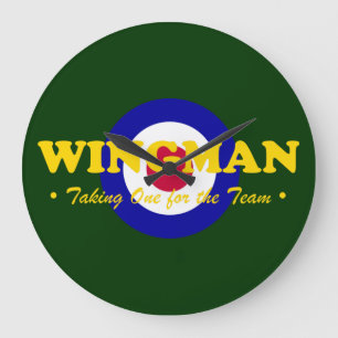Wingman (RAF) Große Wanduhr