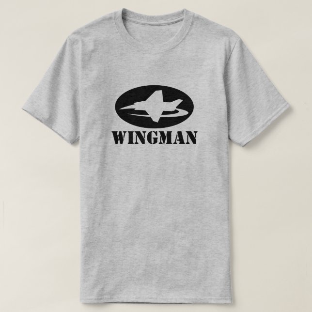 Wingman t Shirt für den Trauzeuge-Bräutigam bei de (Design vorne)