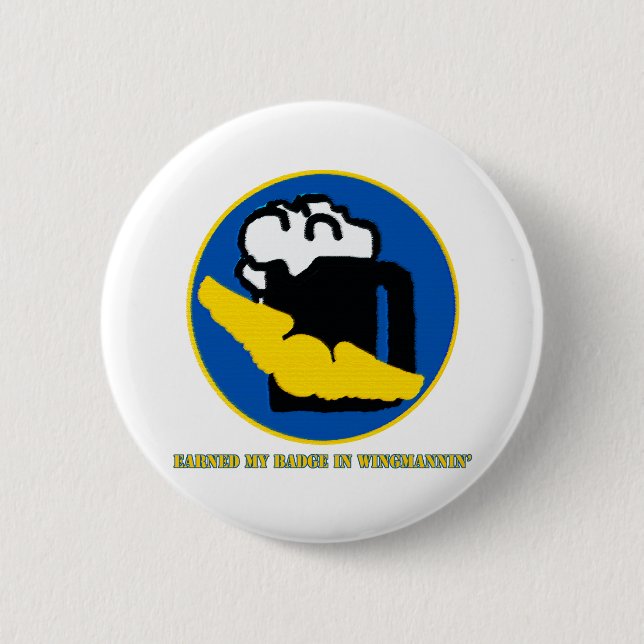 Wingman-Verdienst-Abzeichen Button (Vorderseite)