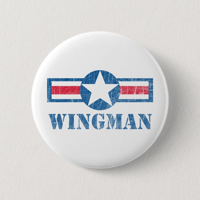 Wingman Vintag Button (Vorderseite)