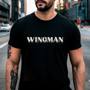 Wingman Vintage - Minimalistische Aussage T-Shirt