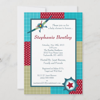 Wings 12x18 Flugzeug Einladung