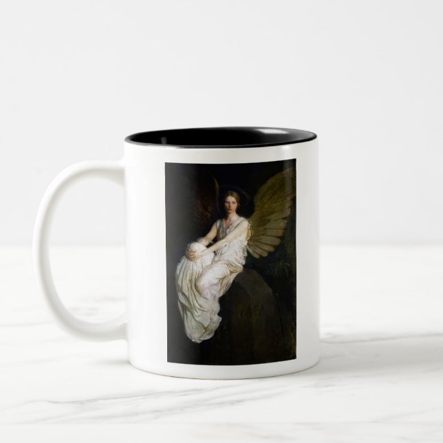 Wings Angel Stevenson Memorial Abbott Handerson Zweifarbige Tasse (Links)