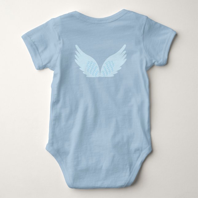 Wings- Baby Jersey Bodysuit Strampler (Rückseite)