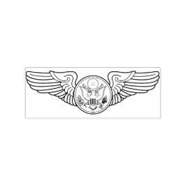 Wings Briefmarke der angeworbenen Militärbesatzung Gummistempel