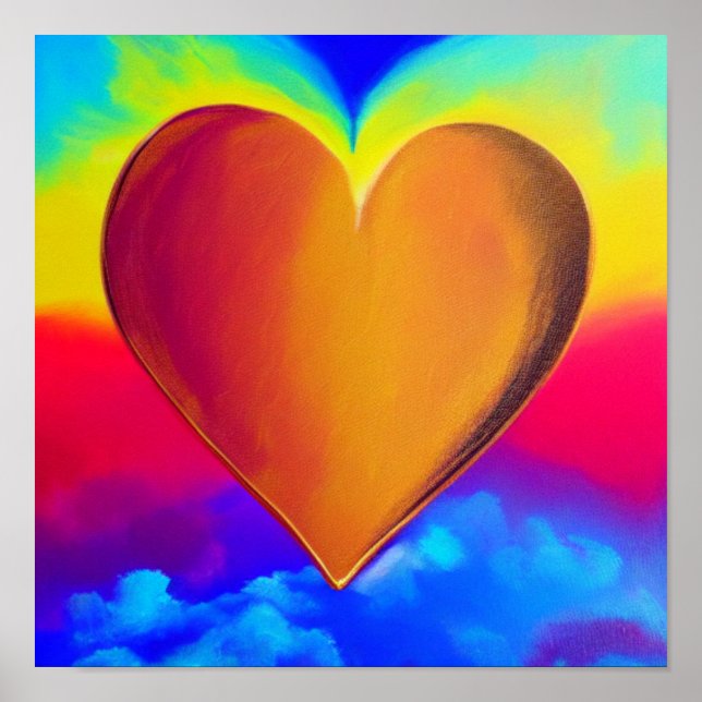 Wings Crystal Heart Poster (Vorne)