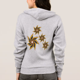 wings flora hoodie