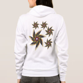 wings flora hoodie