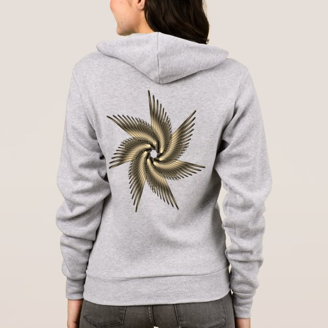 wings hoodie (Rückseite)