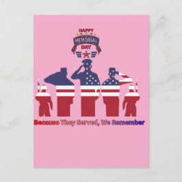 Wings of remembrance pink postkarte