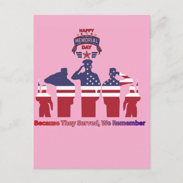 Wings of remembrance pink postkarte (Vorderseite)