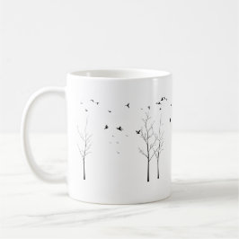 Wings of Tranquility – A Minimalist Nature Escape Kaffeetasse