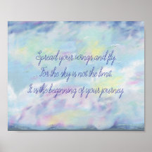 Wings und Fly Poster verbreiten