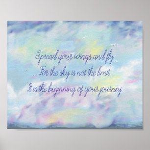 Wings und Fly Poster verbreiten