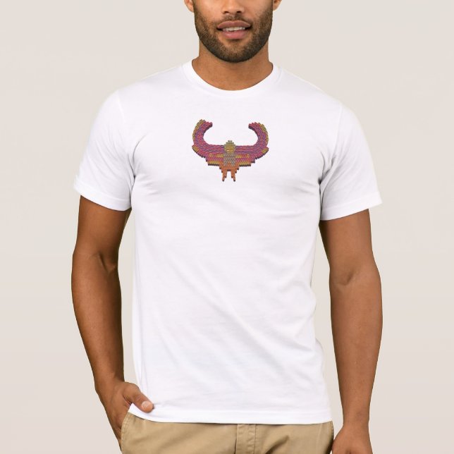 Wings-up Candy Eagle Mosaik 1 T-Shirt (Vorderseite)