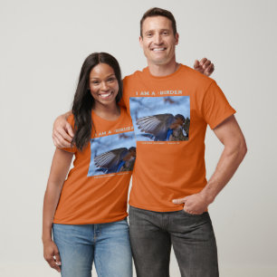 Wings Up Eastern Bluebird Vogelbeobachter T-Shirt