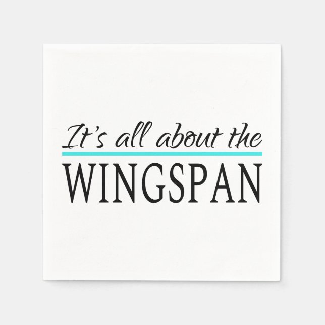 Wingspan Serviette (Vorderseite)
