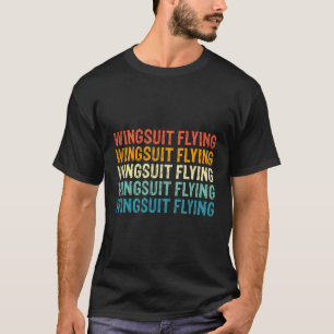 Wingsuit Flying Retro Vintag T-Shirt