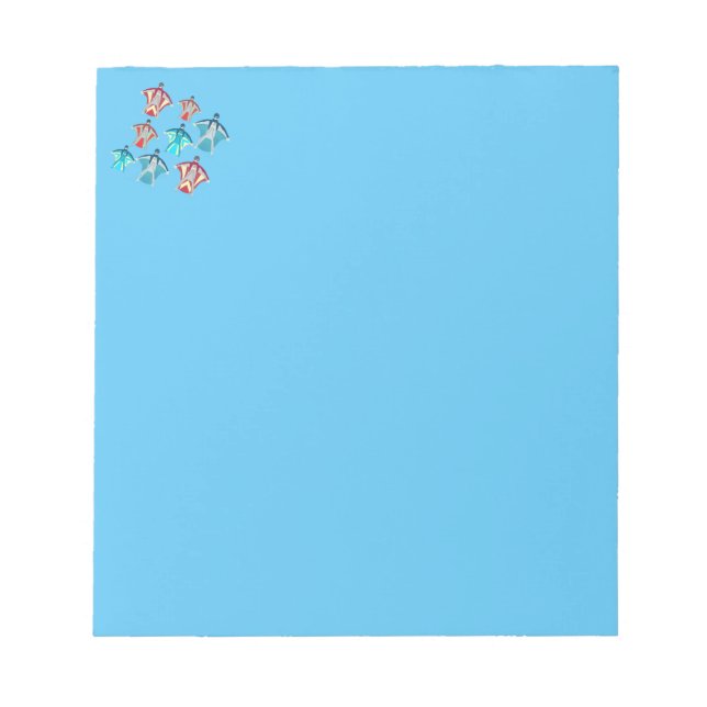 Wingsuit Notizblock (Vorderseite)