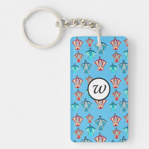 Wingsuit Skydiving Schlüsselanhänger