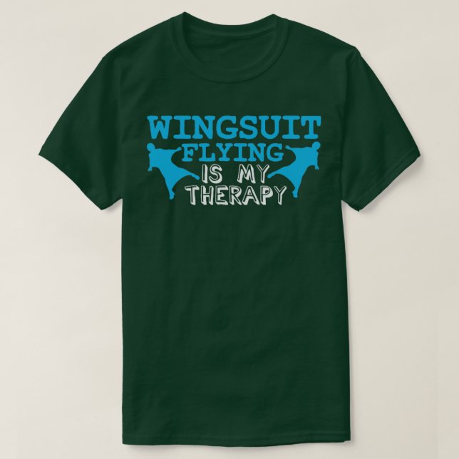 Wingsuiting Joke Wingsuit Basejumping3 T-Shirt (Design vorne)