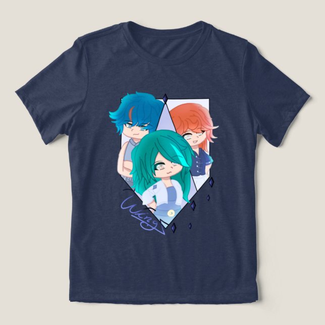 Wingz Krieger Tri-Blend Shirt (Design Vorderseite)