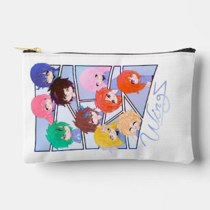 Wingz Mehrfach-Charakter-Print-Cut-Sew-Tasche Zubehörtasche