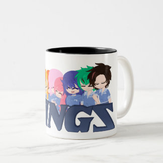 Wingz-Tasse Zweifarbige Tasse