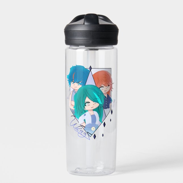 Wingz Warriors Wasserflasche Trinkflasche (Vorderseite)