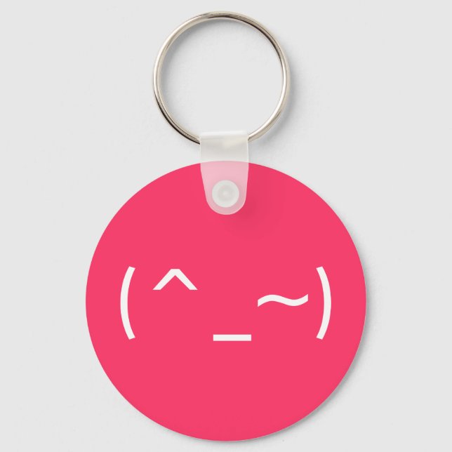 Wink (Japanisch) Schlüsselanhänger (Vorderseite)