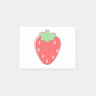 Wink Strawberry Post-it Klebezettel