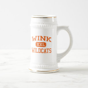 Wink - Wildkatzen - Wink-Highschool - Wink Texas Bierglas
