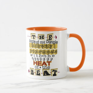 Winkel des wissenschaftlichen Kritzel-Diagramms de Tasse