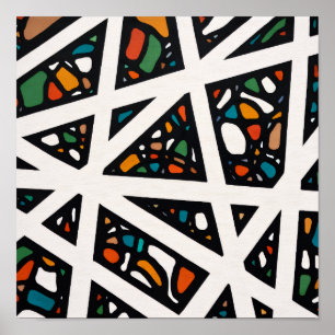 Winkel in Farbe Poster